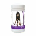 Pamperedpets Black & Tan Coonhound Tear Stain Wipes PA3488824